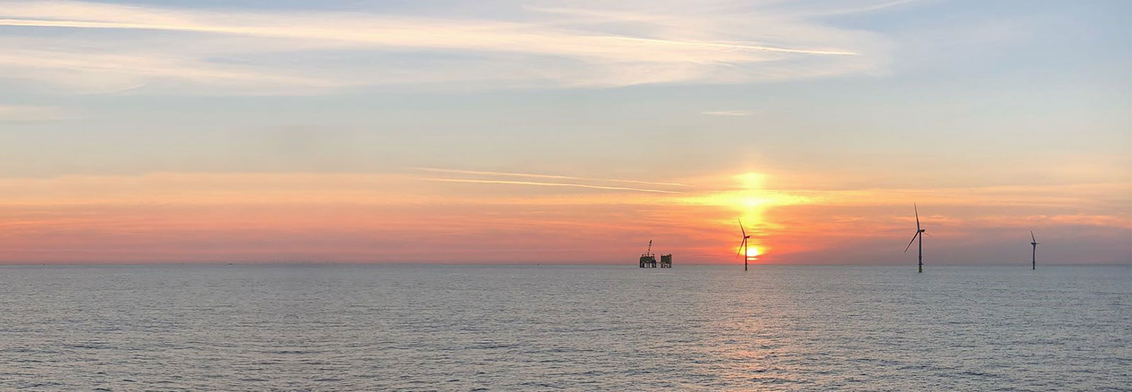 Sunset at German North Sea